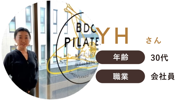 YHさん 年齢30代 職業会社員